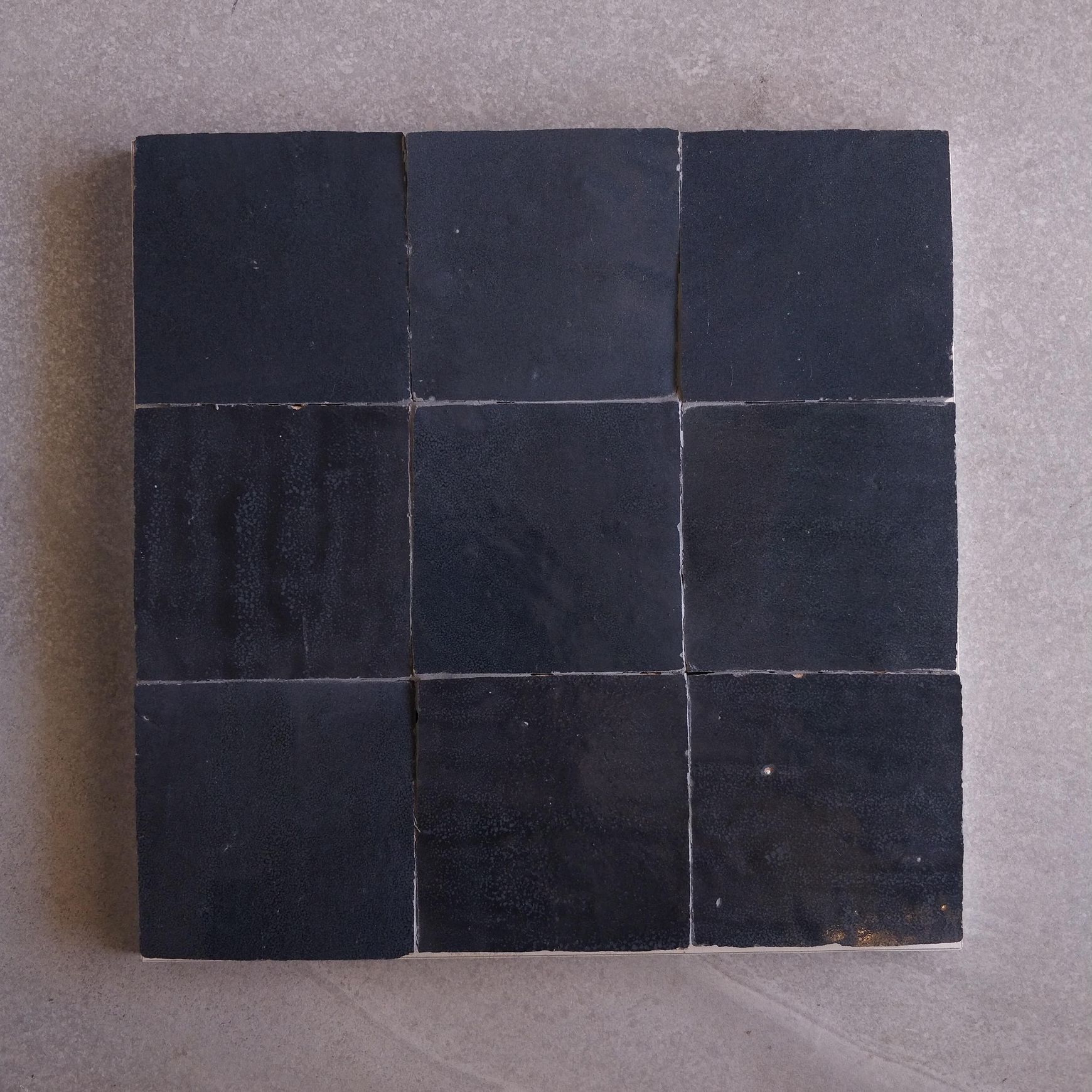 Moroccan Zellige - Charcoal