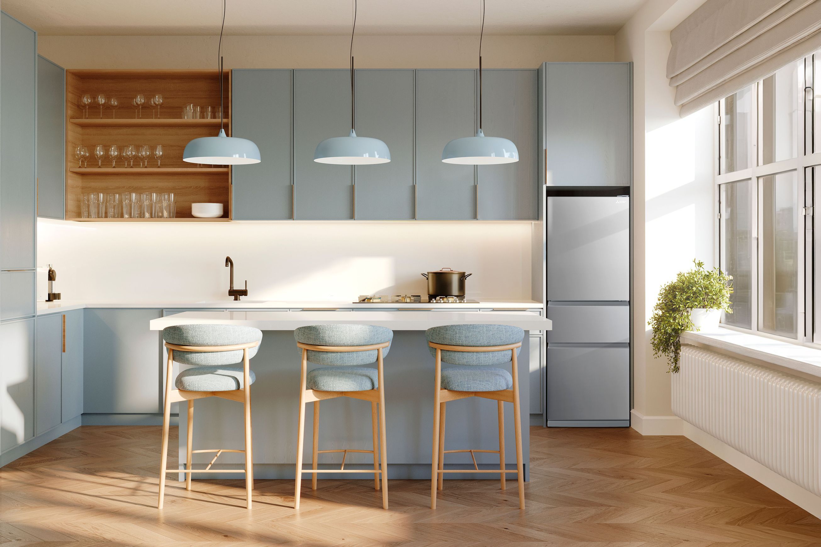 CX Classic Designer Two Drawer Fridge