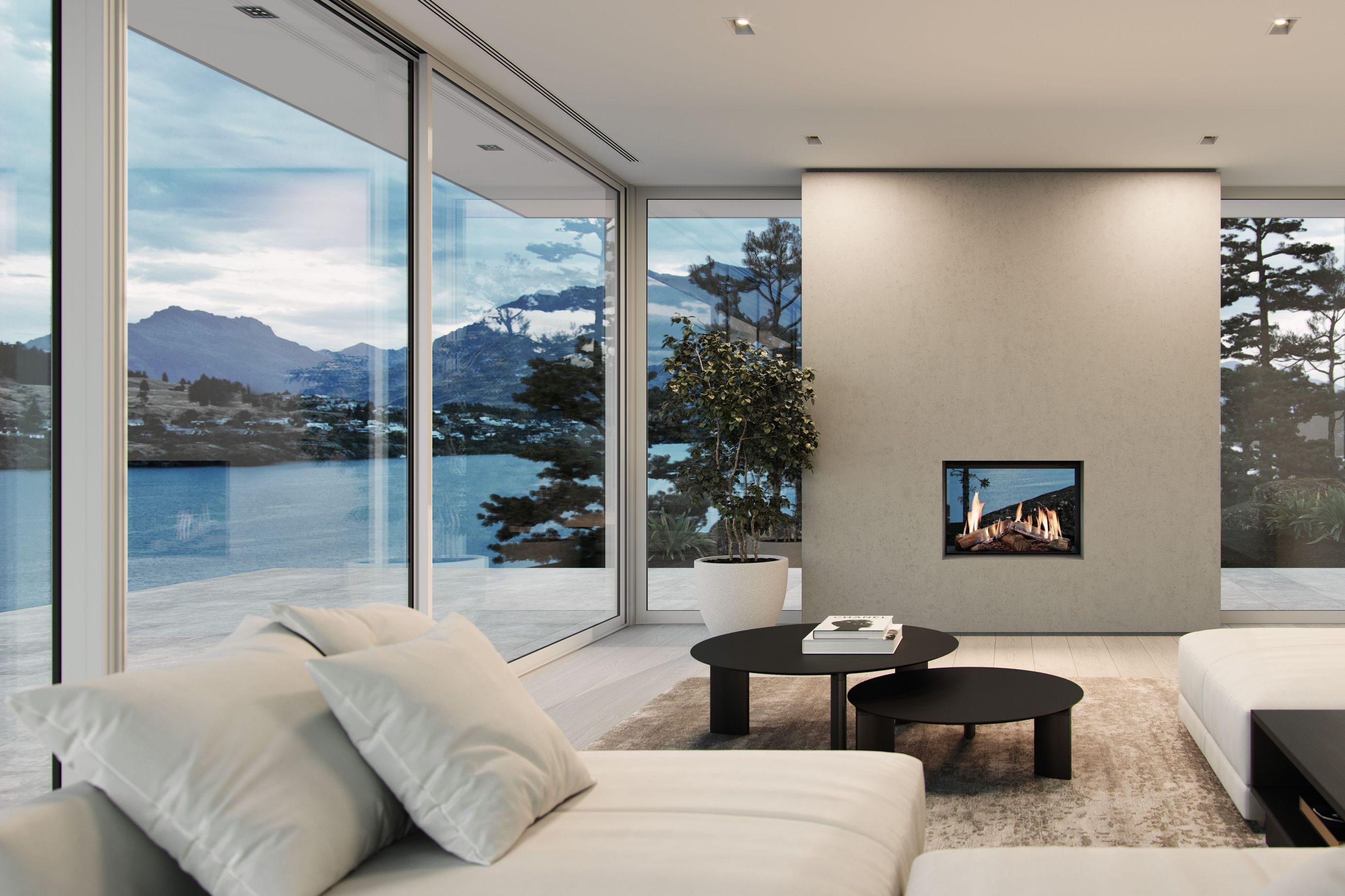 Rinnai Linear Indoor - Outdoor Gas Fire