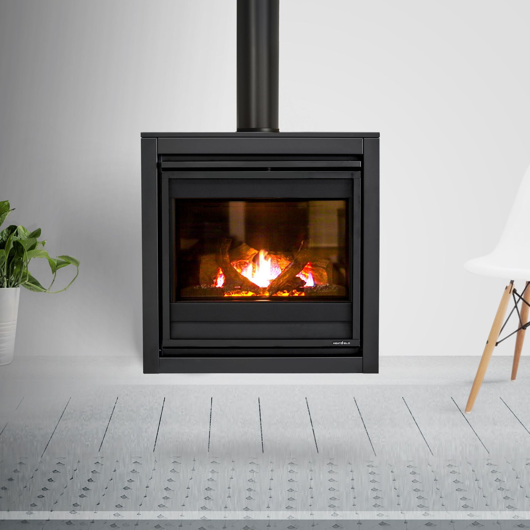 X-Series Freestander | Gas Fireplace