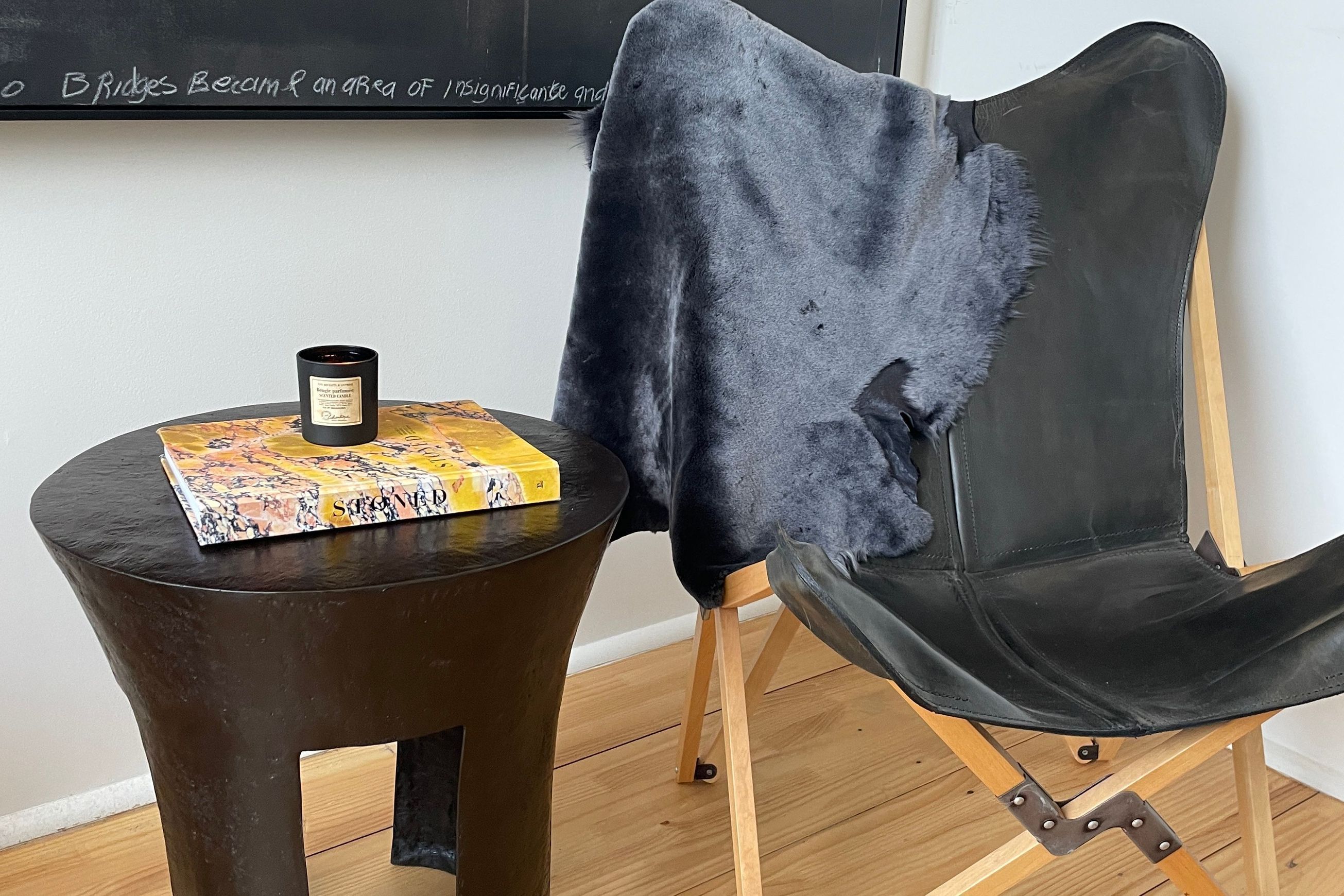 Rain Occasional Bronze Side Table