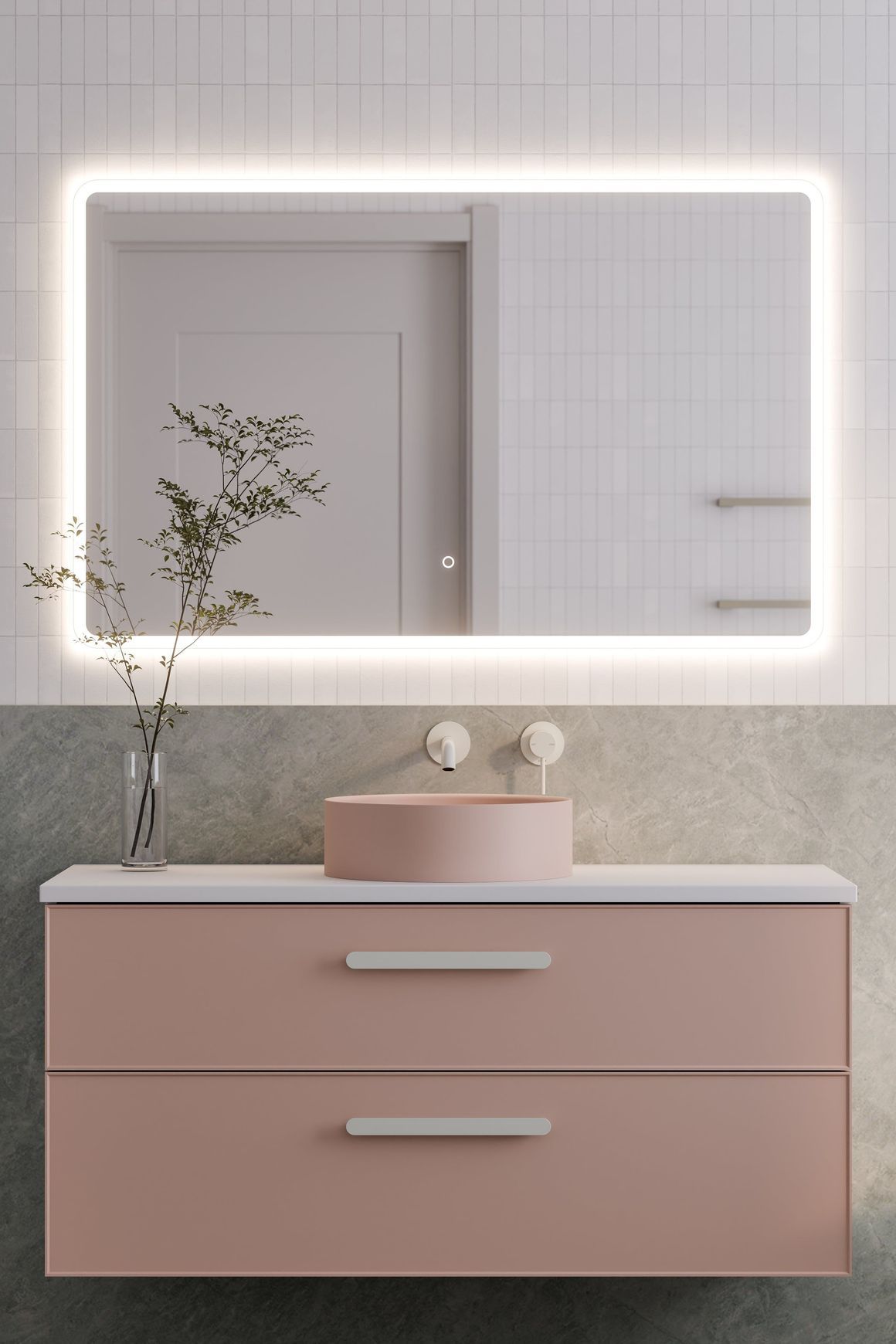 Lineare 1200 Axel Double Drawer Vanity
