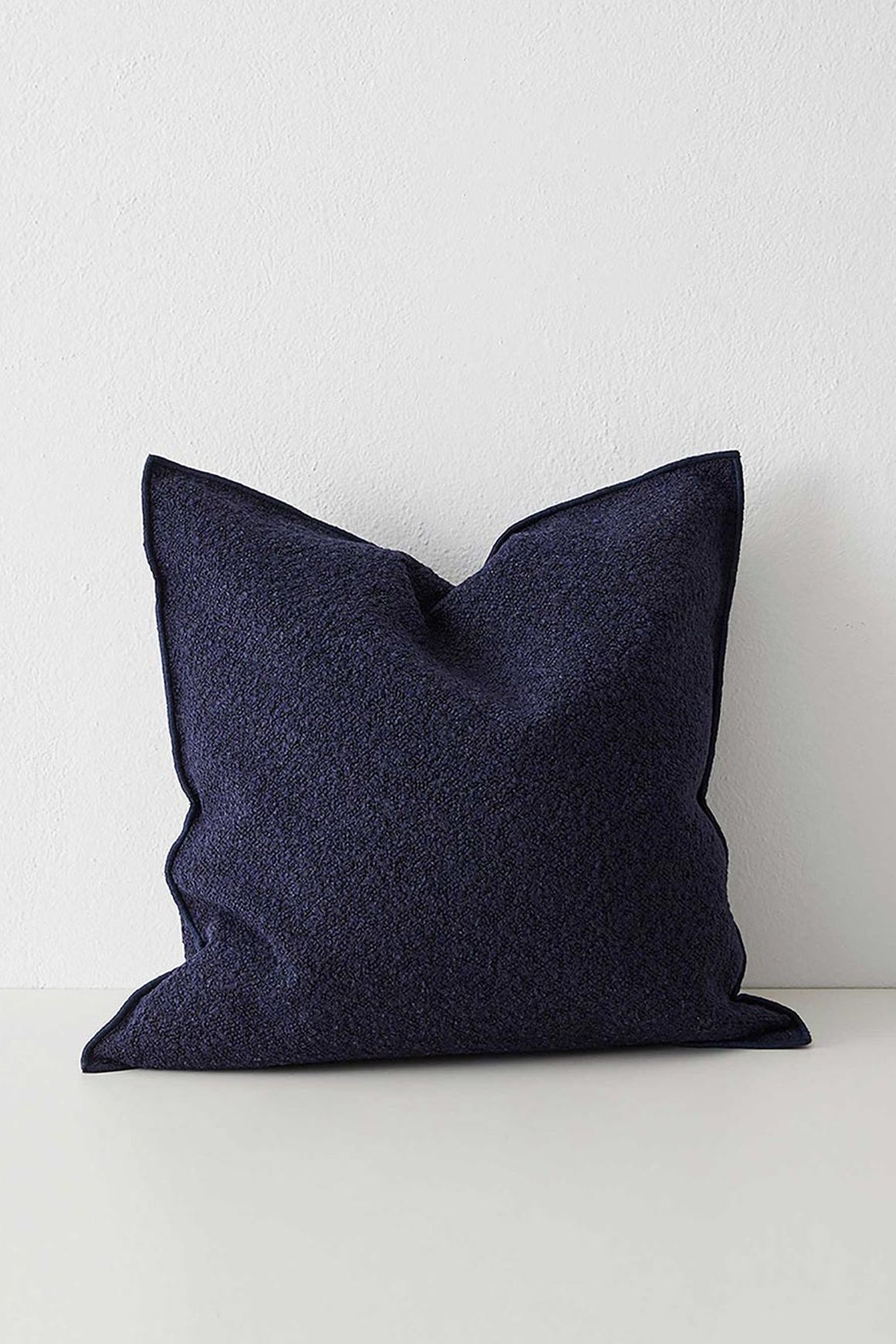 Weave Home Alberto Boucle Cushion - Midnight | 50 x 50cm