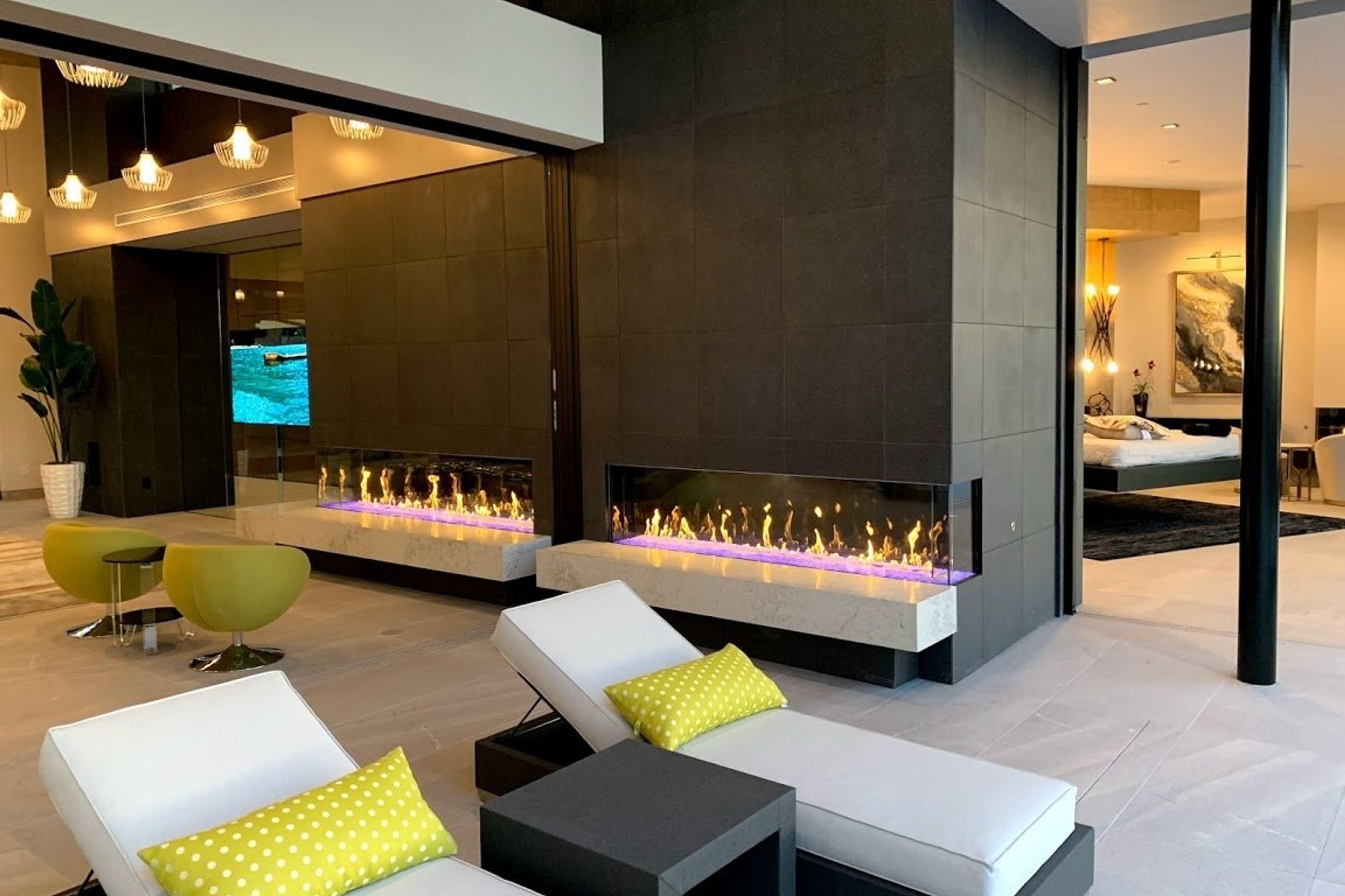 Davinci Left & Right Hand Corner Gas Fireplaces