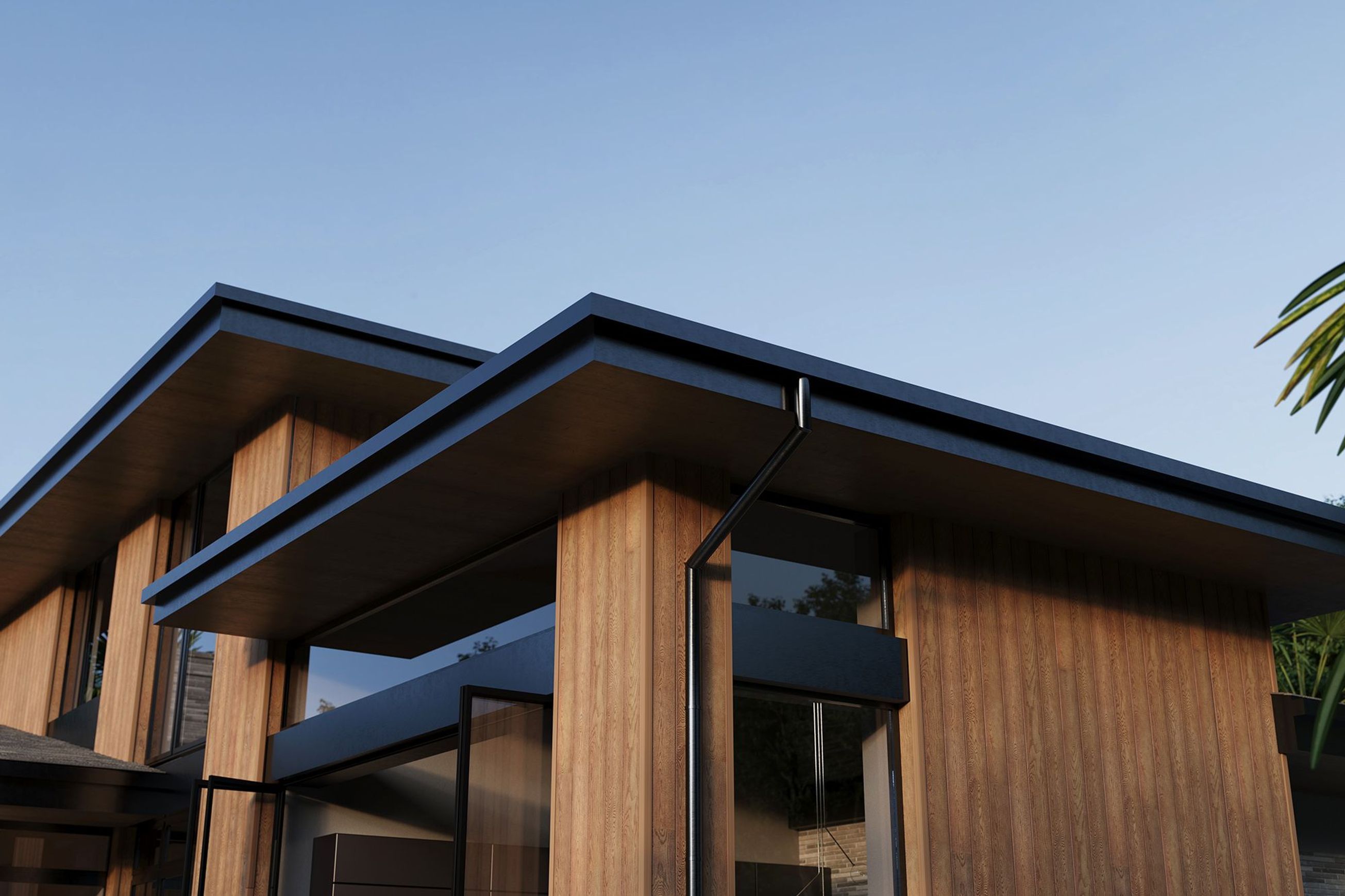 Millboard Envello Board & Batten+ Cladding | Coppered Oak
