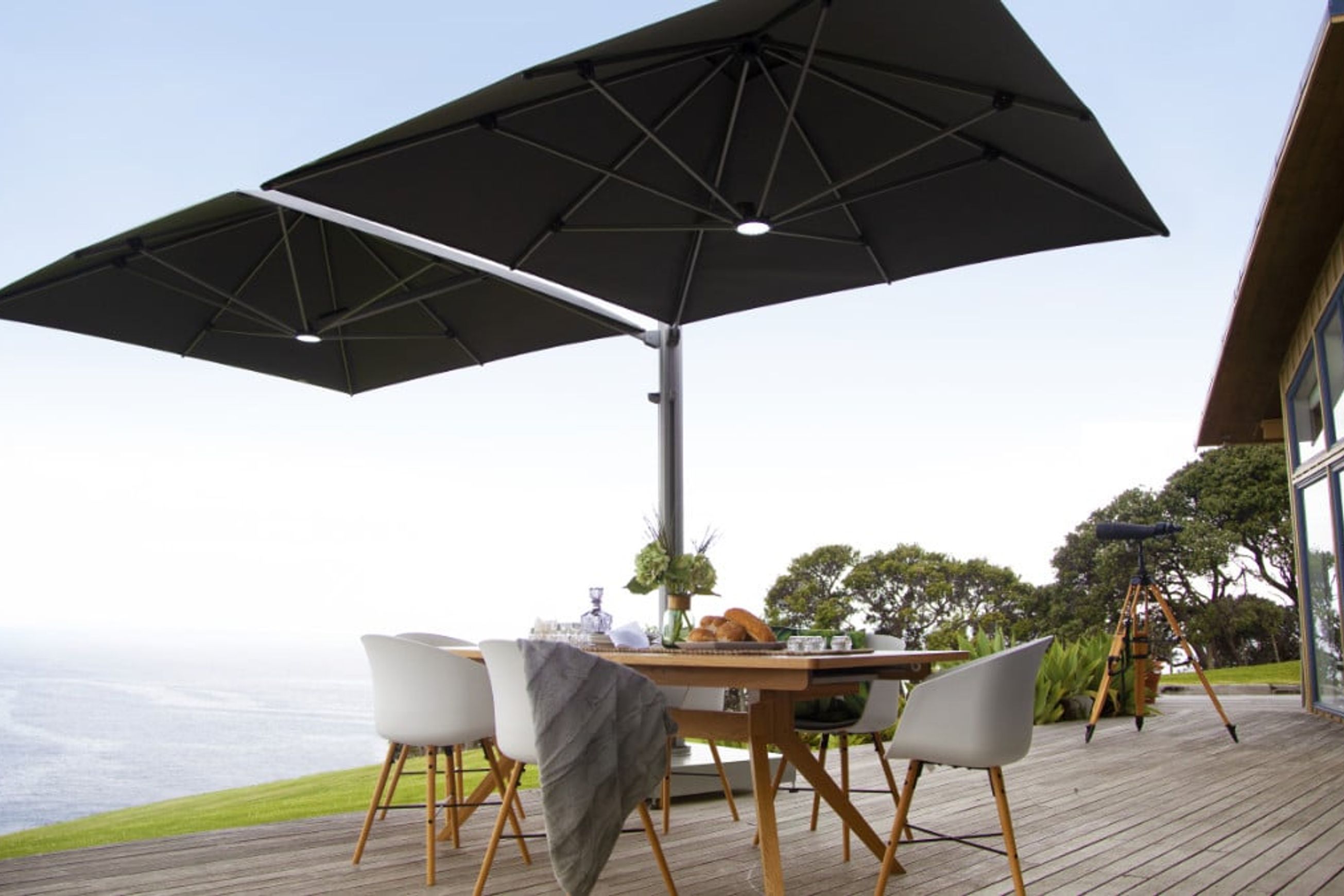 Shadowspec Unity Multi-Canopy Cantilever Umbrella