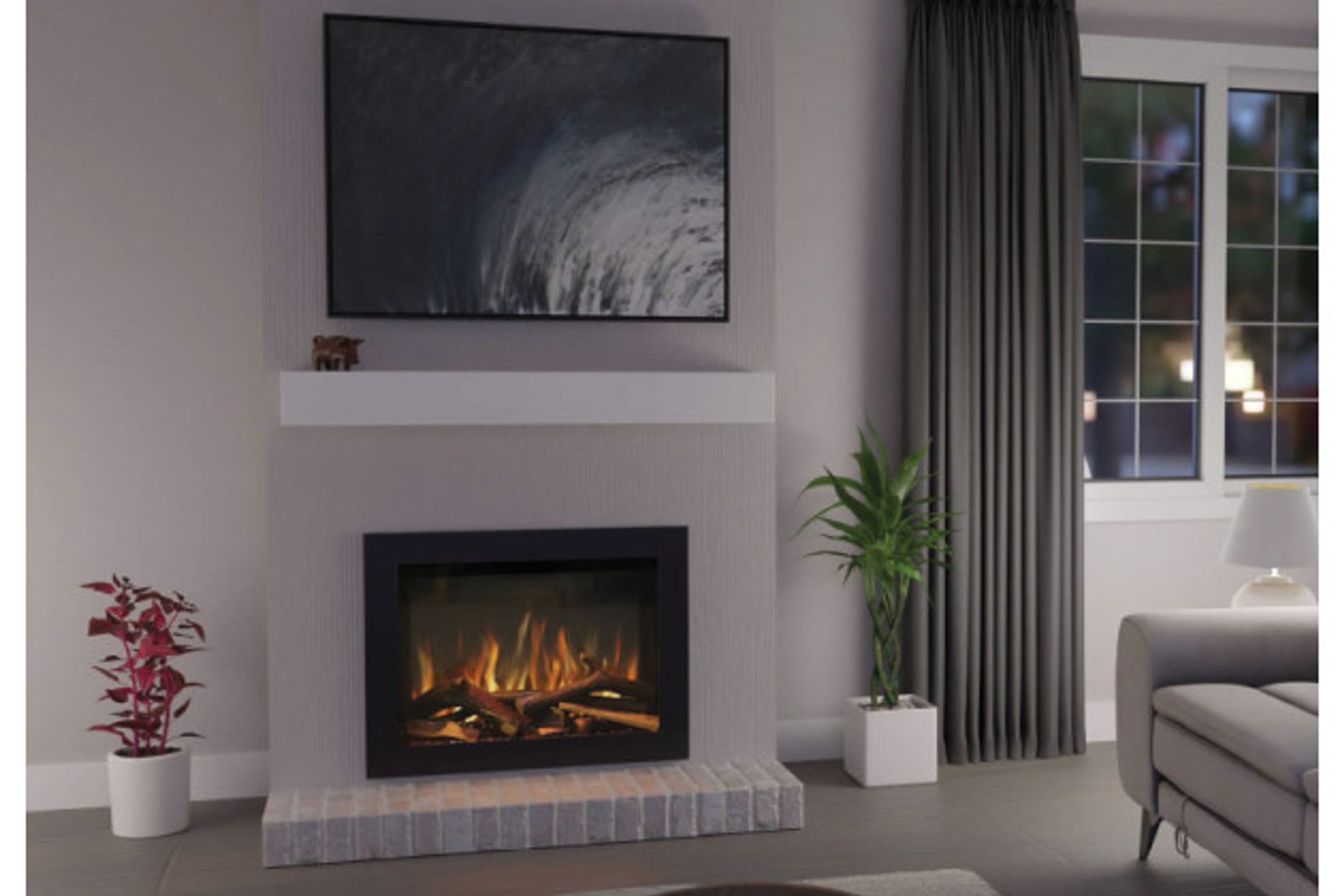 E660 & E800 LED Electric Fireplace