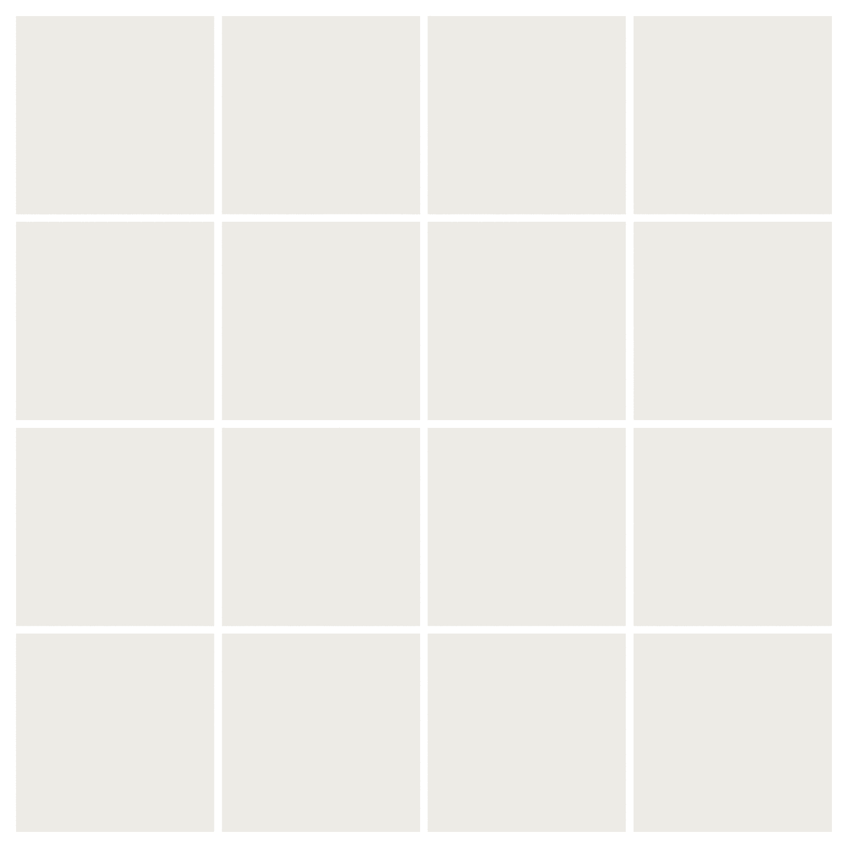 Surfaces Off White Matt 75mm Mosaic