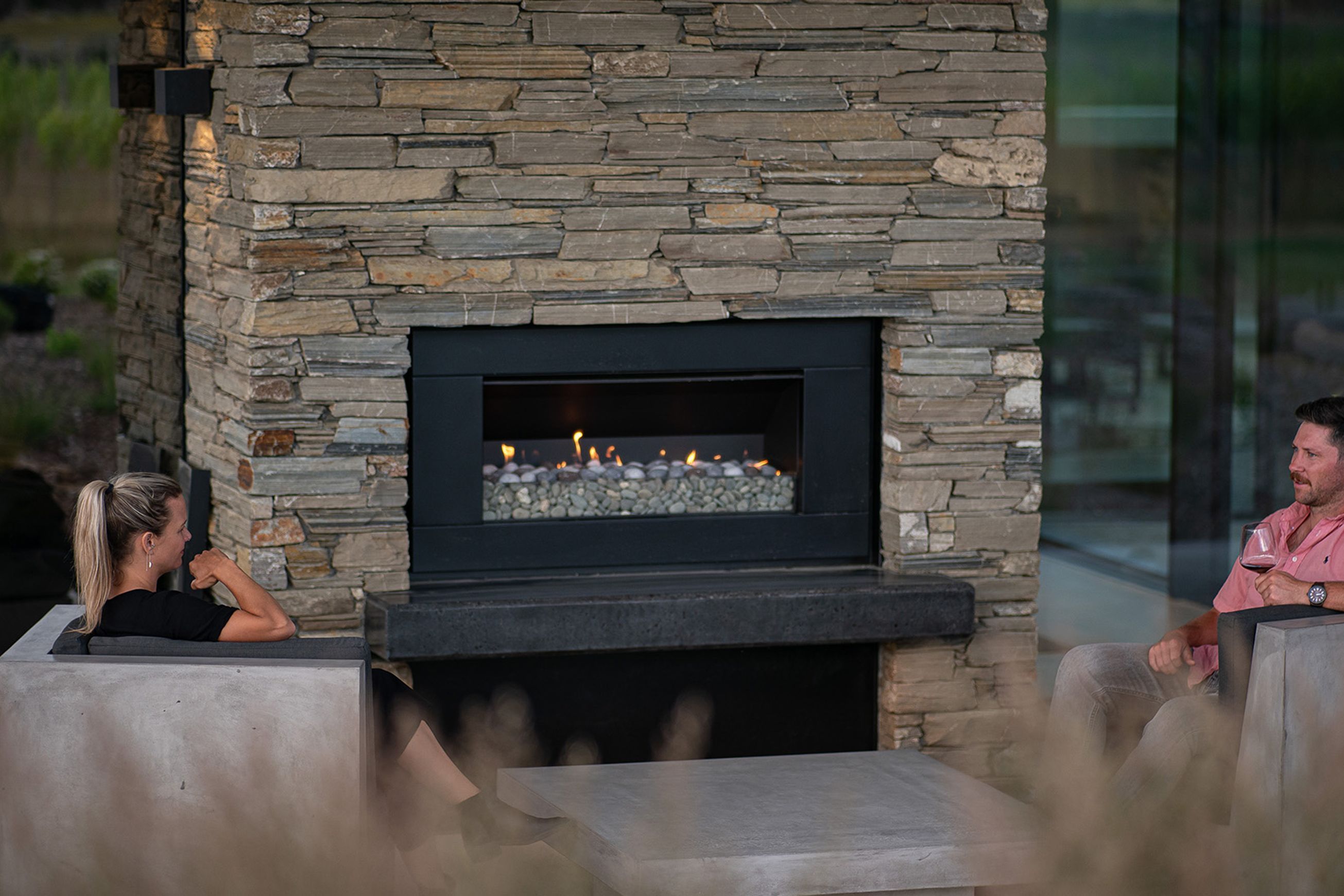 Escea EF5000 Outdoor Gas Fireplace