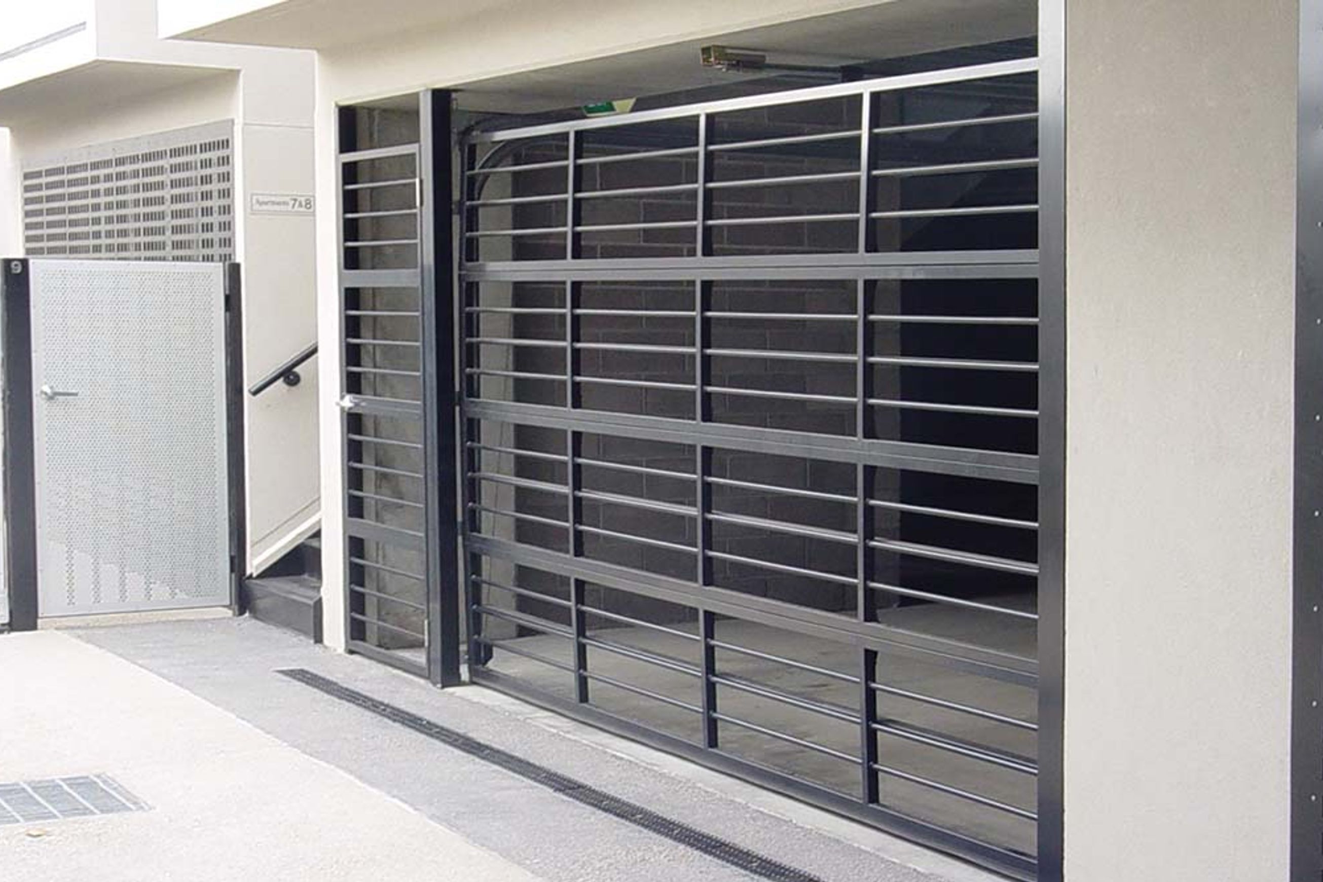 Aluminium Bar Grille Garage Doors | Specialty Doors