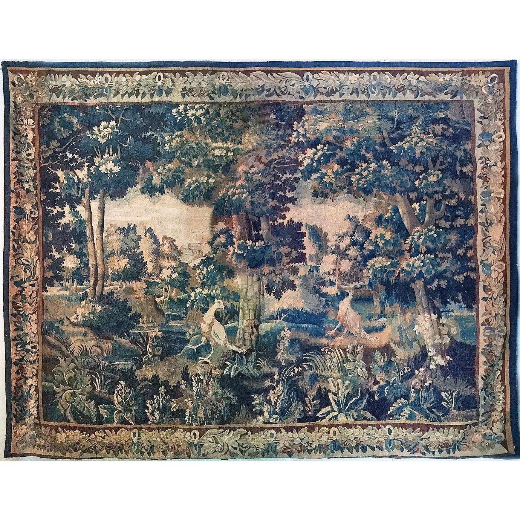 Antique French Aubusson Tapestry