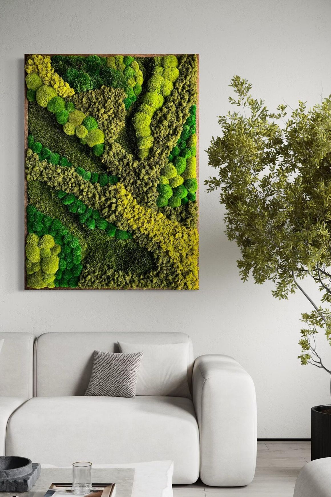 Moss Wall Art - Boca Oliva