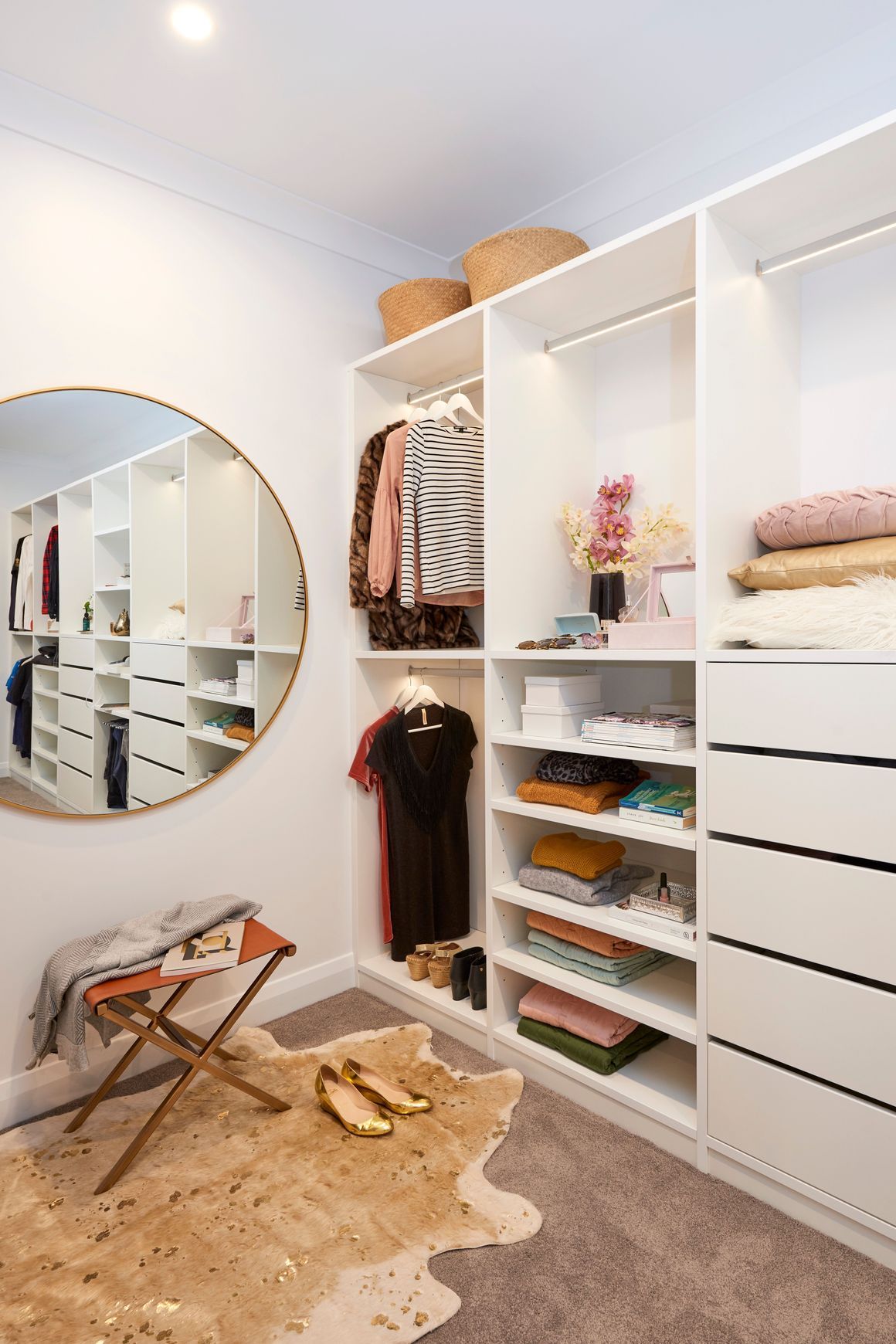 Custom Walk In Wardrobe
