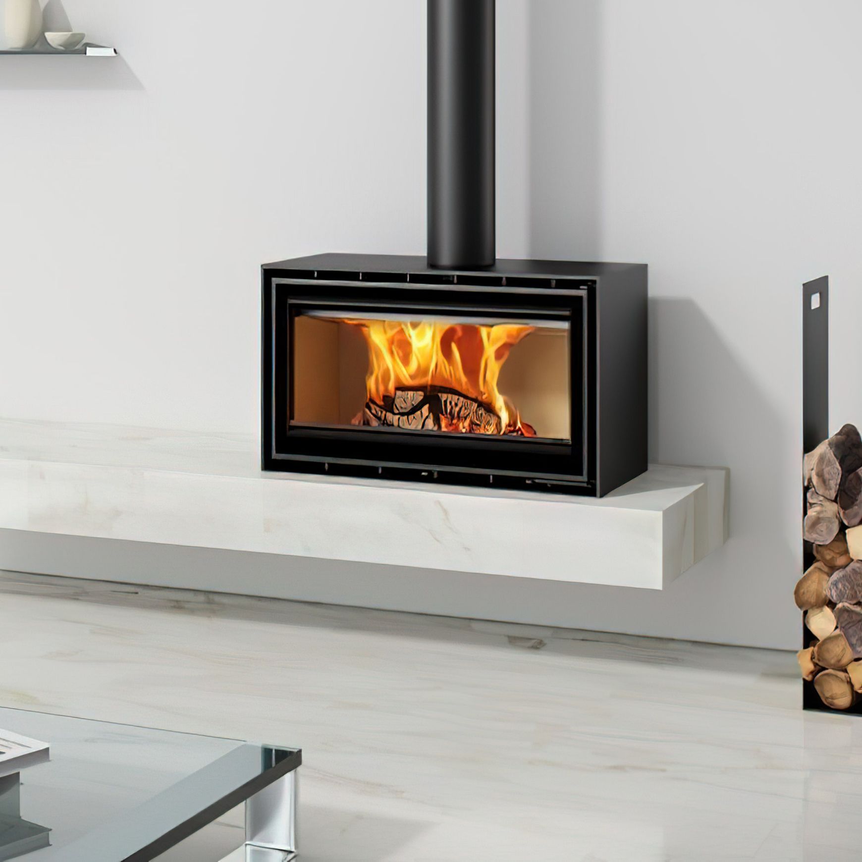 ADF Linea 85 B Freestanding Fireplace