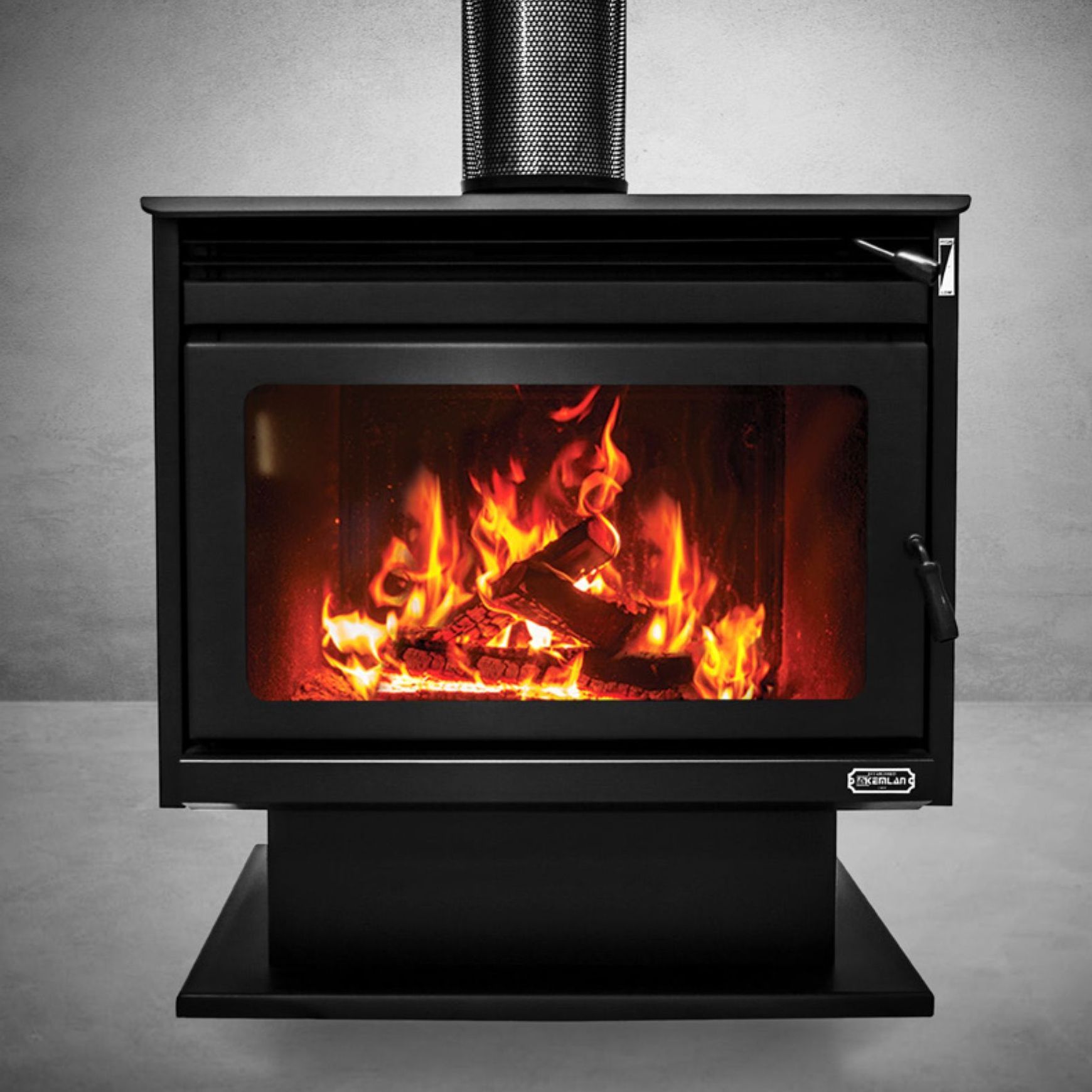 Kemlan XL Freestanding Rural Wood Fireplace
