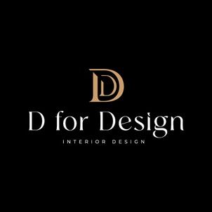 D for Design - Interior design professional logo