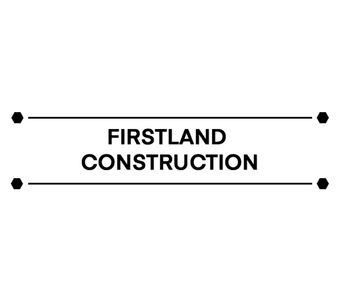Firstland Construction professional logo
