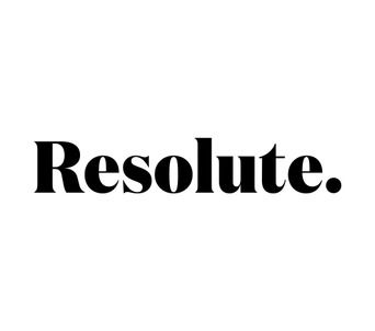 Resolute Construction professional logo