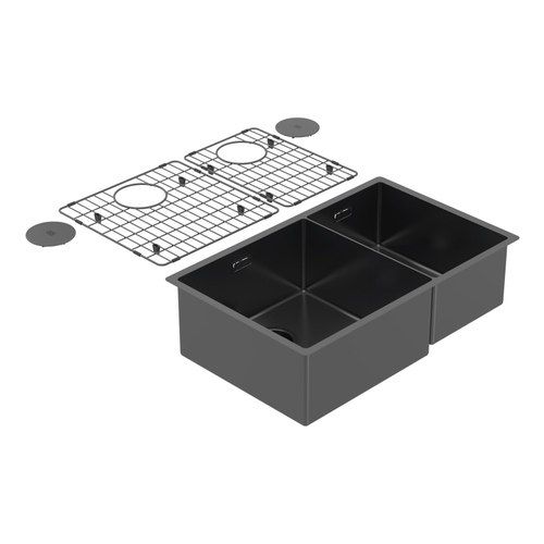 Zomodo Black Double Sink - CAN660BP (LH)