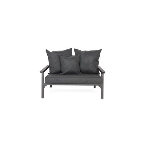 Classique Aluminium Outdoor Sofa - Charcoal Frame