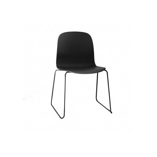 Visu Chair With Sled Base - Fabric