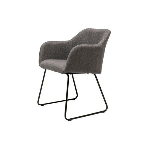 Folio Fabric Dining Chair - Charcoal