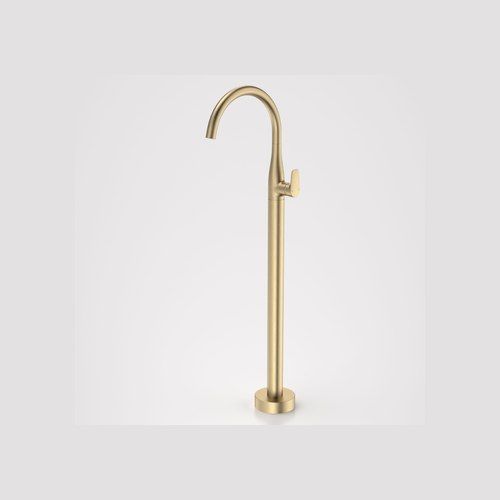 Contura II Freestanding Bath Filler | Brushed Brass