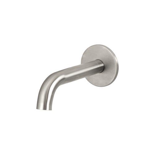 Urban Wall Mounted Short Bath Spout Brushed Stainless