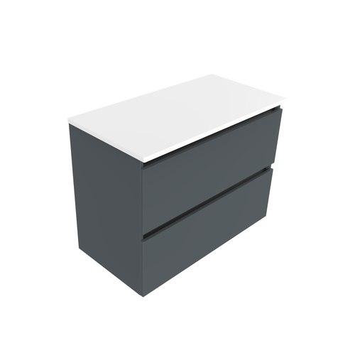 4478 900 Oxley Luxe Wall Hung Vanity (2 Drawer)