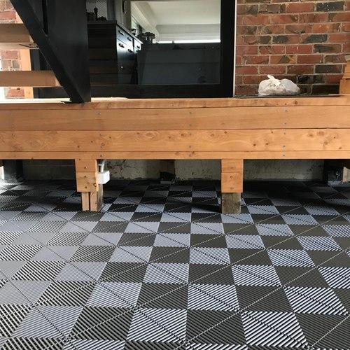 Ribtrax Modular Floor Tiles Slate Grey