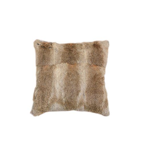 Arctic Rabbit Cushion - Full Natural Skin