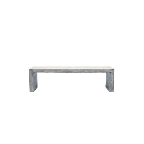 Palma Outdoor Concrete Bench Grey - 160cm