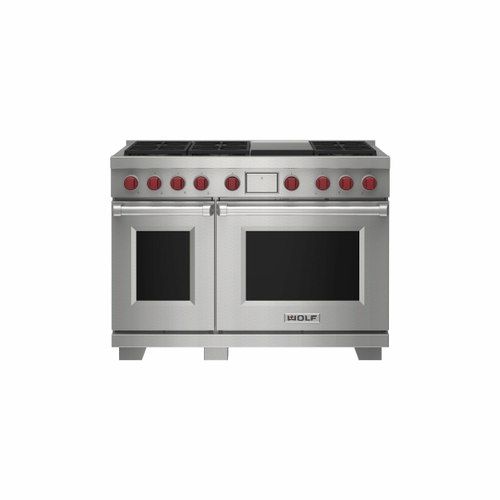 Wolf 122cm Dual Fuel Range - 6 Burners and Infrared
