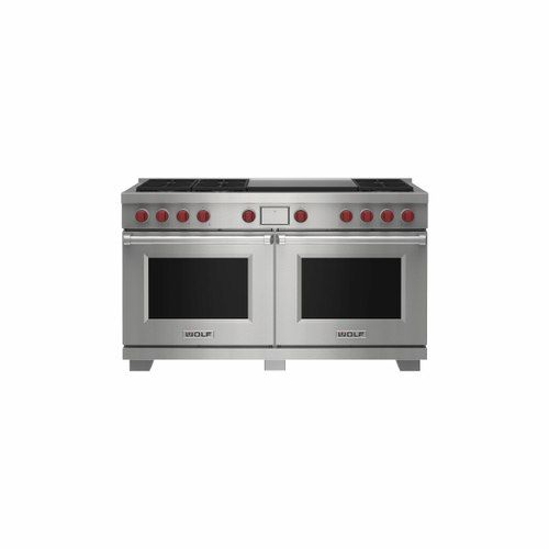 Wolf 152cm Dual Fuel Range - 6 Burners with Infrared