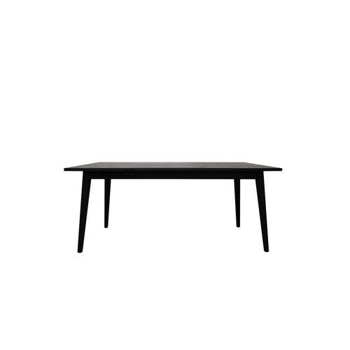 Vaasa Oak Dining Table Matte Black - 180cm