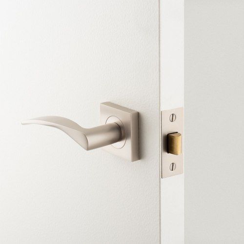 Iver Oxford Door Lever Handle on Square Rose