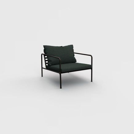 AVON Lounge Chair | Alpine Sunbrella Heritage fabric