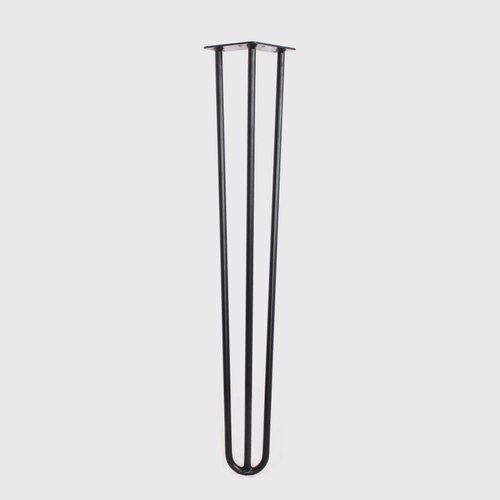 Black 710mm Hairpin Table Legs (Set of 4)