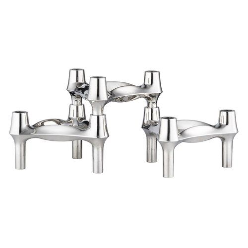 Stoff Nagel BMF Candle Holders - Chrome 3 Pack