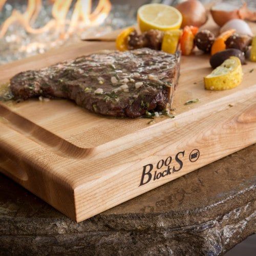 Boos Block Cutting Board Maple With Juice Groove