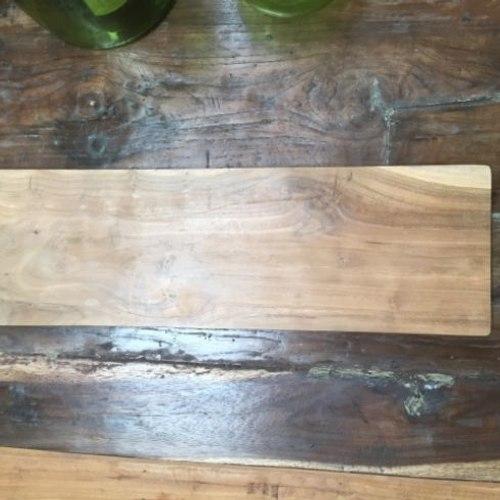Platter Long Solid  Wood Natural