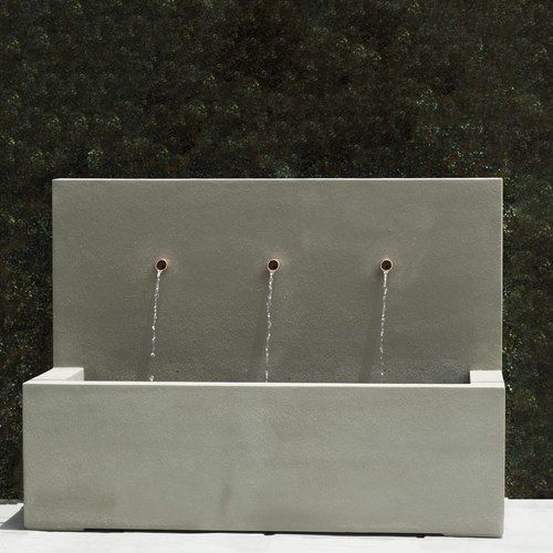 Weathered Zinc Three Spout Fountain