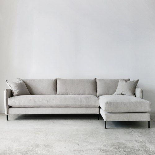 'Capri' Sofa / 2.5 Seater / RH Chaise / Fabric-Timo