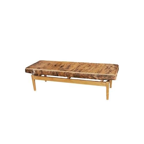 Cowhide Bench