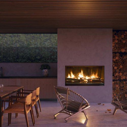 Escea Outdoor Fireplace Kitchen EK1250