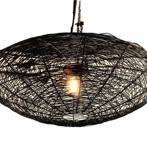 Cocoon Shade - Wire Oxide Or Black Finish