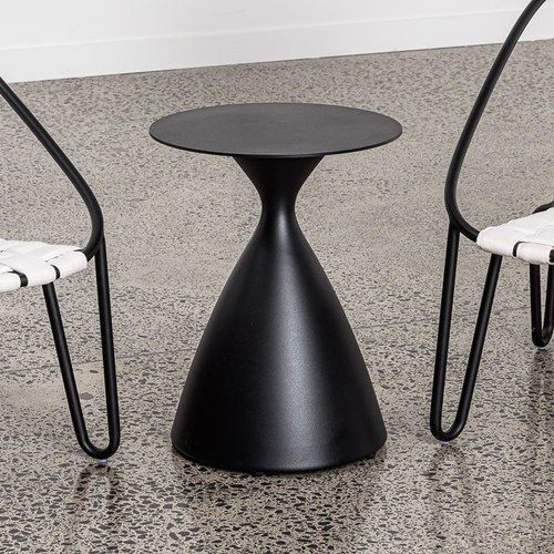 Hourglass Aluminium Side Table
