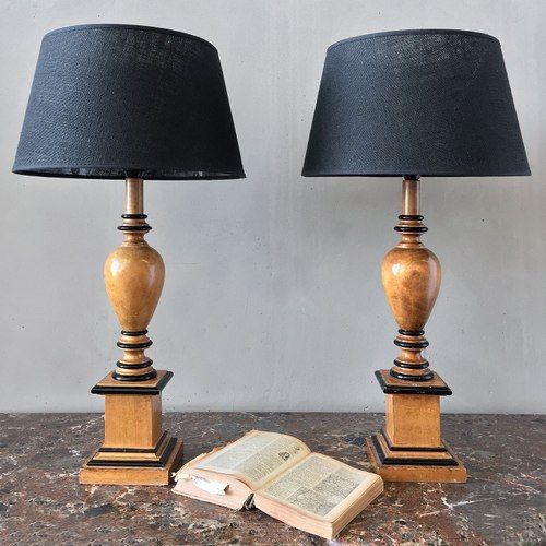 Mid-Century Baluster Lamps