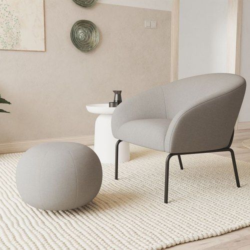 Solace Lounge Chair - Cloud Grey
