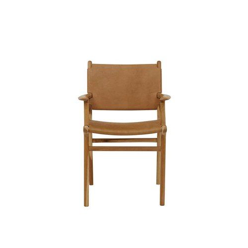 Maya Carver Chair (Flat Leather)